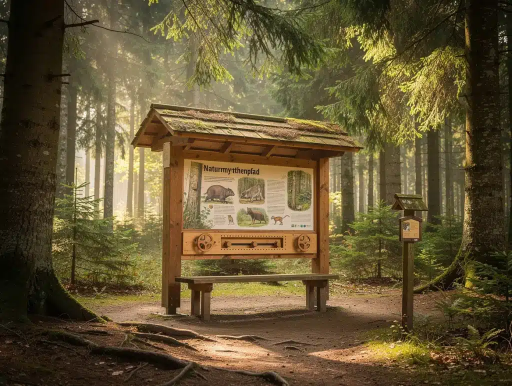 Naturmythenpfad Braunlage – interaktive Station für Kinder und Familien
