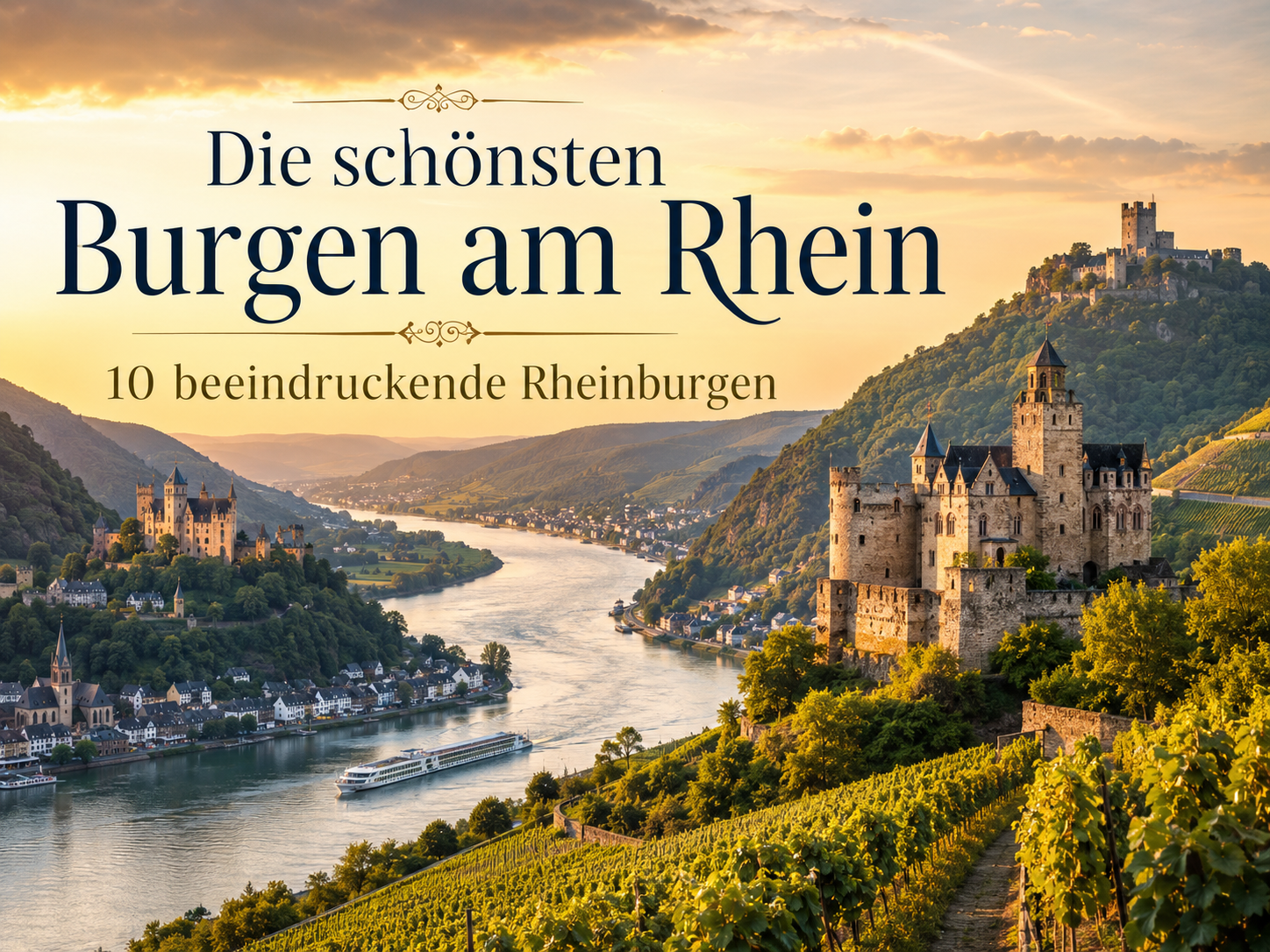 Die schönsten Burgen am Rhein: 10 beeindruckende Rheinburgen