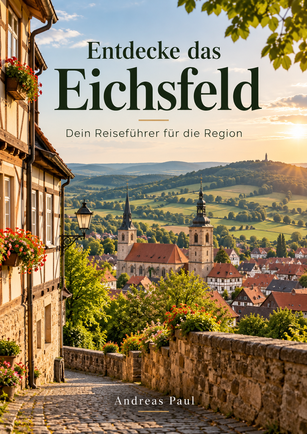Eichsfeld im goldenen Abendlicht